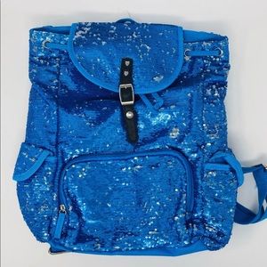 New Blue or Pink Sequin Backpacks 3C4G